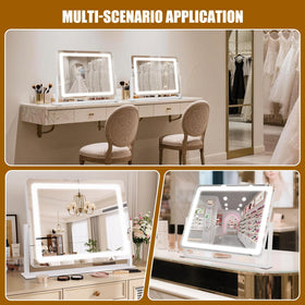 Bearolve Vanity Mirror showcasing cool light setting