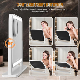 Bearolve vanity mirror with adjustable brightness settings