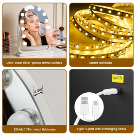 Bearolve Vanity Mirror with warm light setting