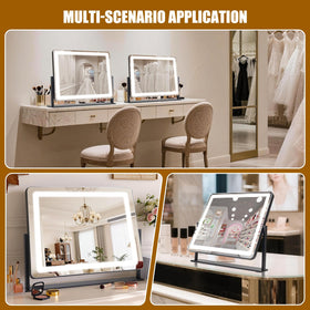 Bearolve vanity mirror with warm light setting