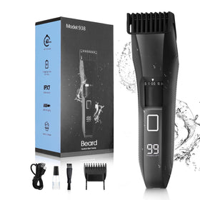 Beatslm Beard Trimmer front view with adjustable length settings