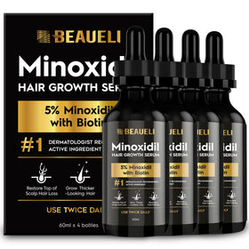 beaueli 5% Minoxidil Hair Growth Serum front view