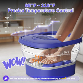 BEAUMOI Foot Spa compact design folded for storage