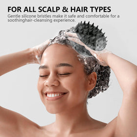 BEAUTAIL Shower Brush ergonomic handle close-up