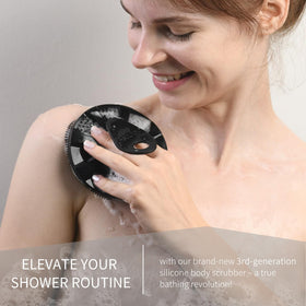 BEAUTAIL Silicone Body Scrubber hanging for drying