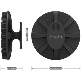 BEAUTAIL Silicone Body Scrubber packaging and dimensions