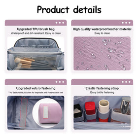 Beautifully packaged BOYATU Travel Makeup Bag in gift box