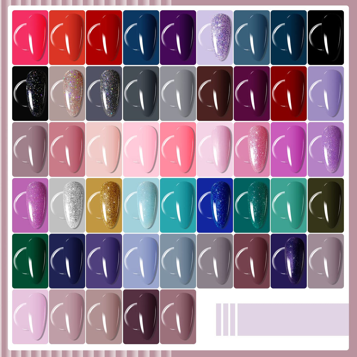 Beautifully packaged JODSONE nail polish set