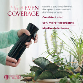 BeautifyBeauties Continuous Spray Bottle in use for cleaning