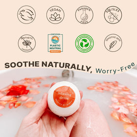 Beauty by Earth bath bombs gift set packaging