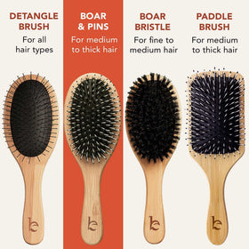Beauty by Earth Hair Brush showing firm nylon pins