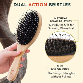 Beauty by Earth Hair Brush with bamboo handle