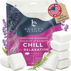 Beauty by Earth Lavender Shower Steamers front view