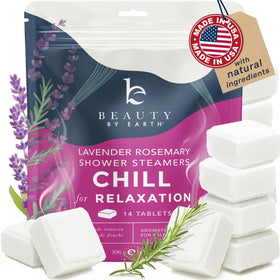 Beauty by Earth Lavender Shower Steamers front view