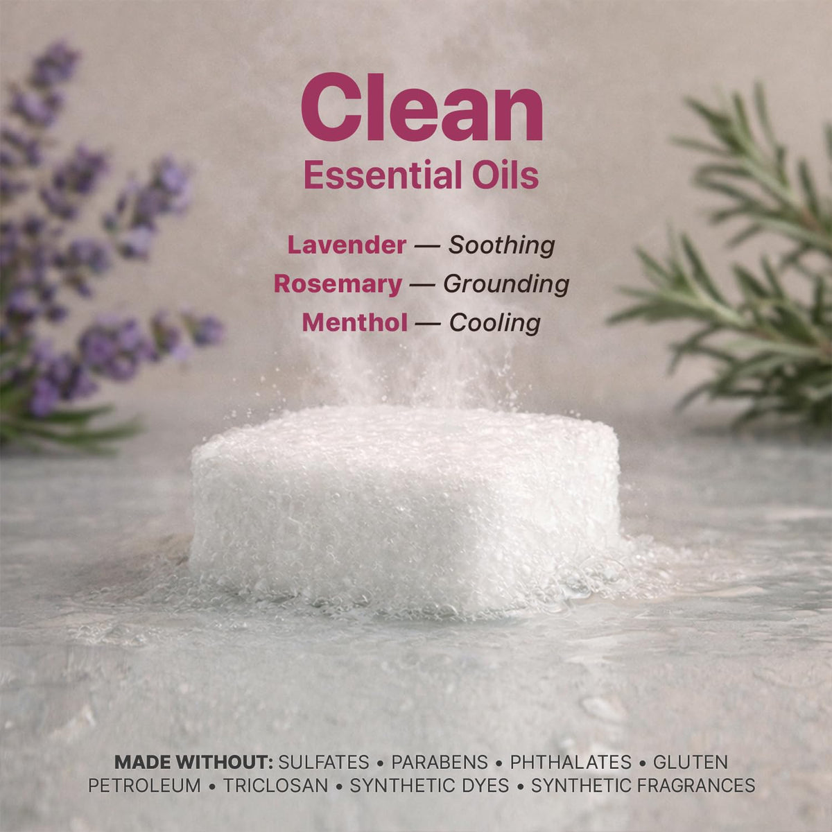 Beauty by Earth Lavender Shower Steamers with natural ingredients