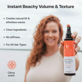 Beauty by Earth Sea Salt Spray 220g side view