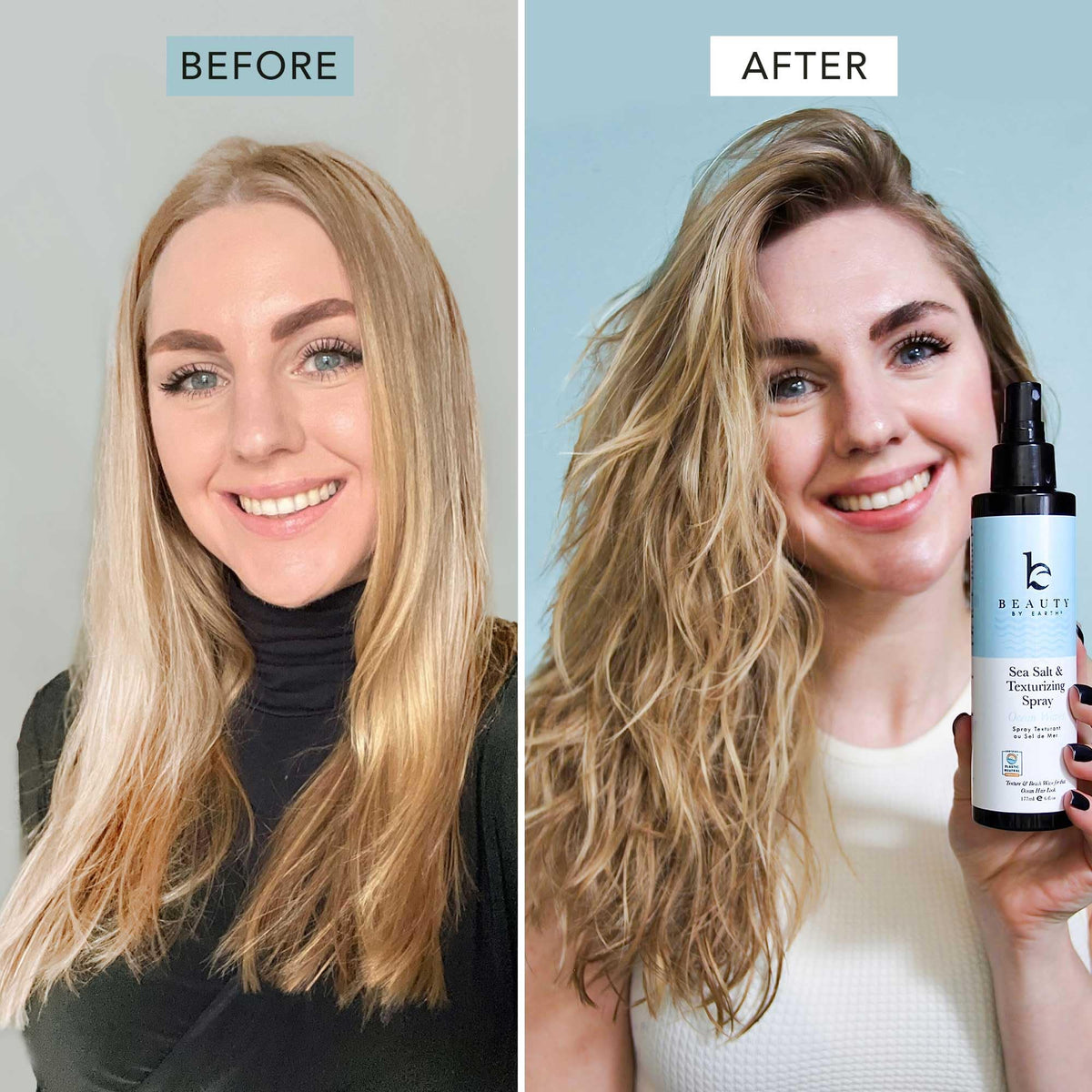 Beauty by Earth Sea Salt Spray 222g back view