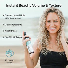 Beauty by Earth Sea Salt Spray 222g side view