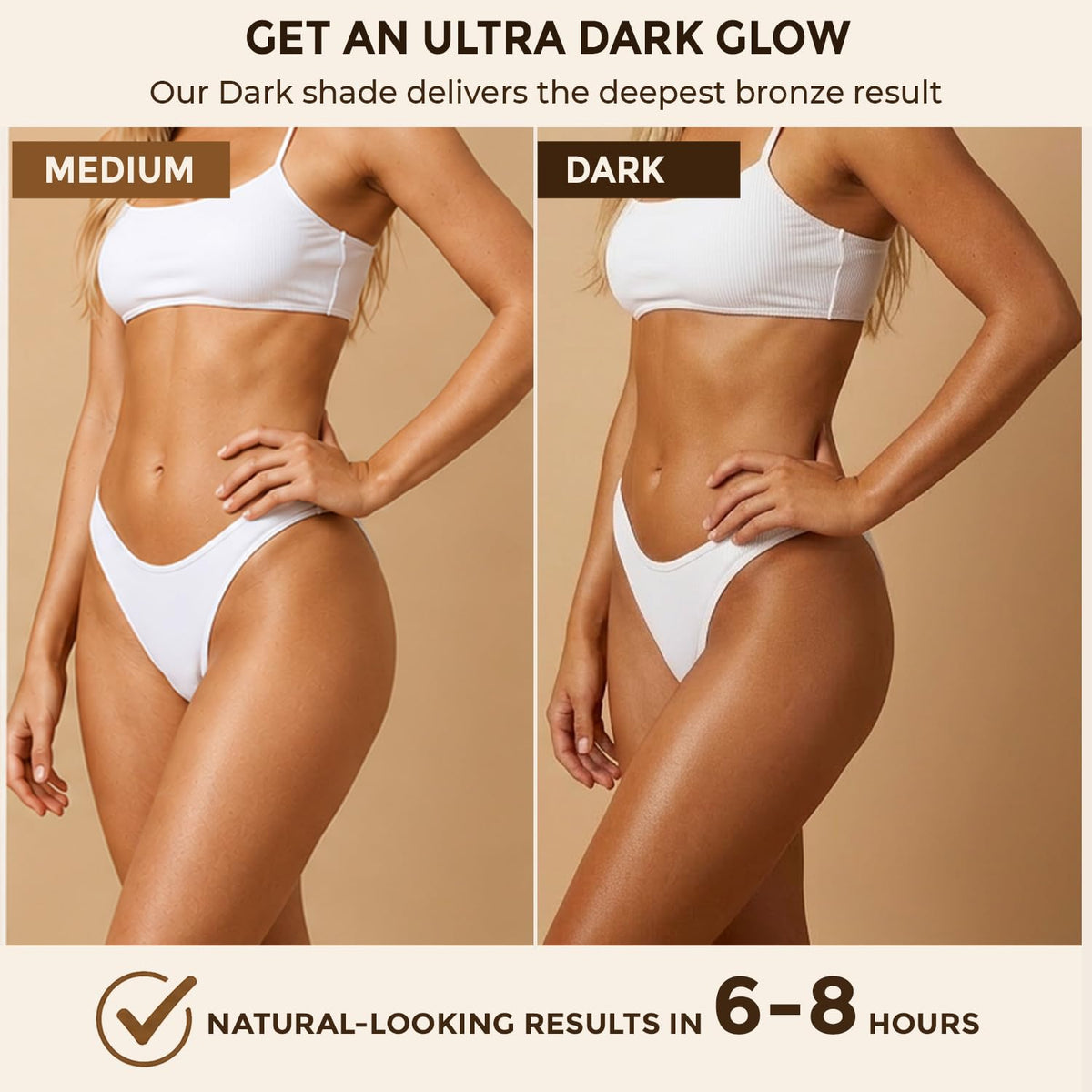 Beauty by Earth Self Tanner Mousse application on skin