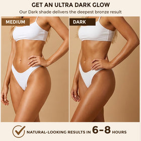 Beauty by Earth Self Tanner Mousse application on skin