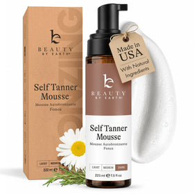 Beauty by Earth Self Tanner Mousse front view, 281g