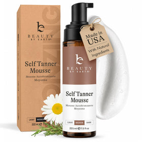 Beauty by Earth Self Tanner Mousse front view, 290g