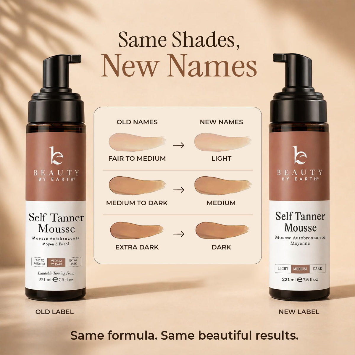 Beauty by Earth Self Tanner Mousse in a bathroom setting