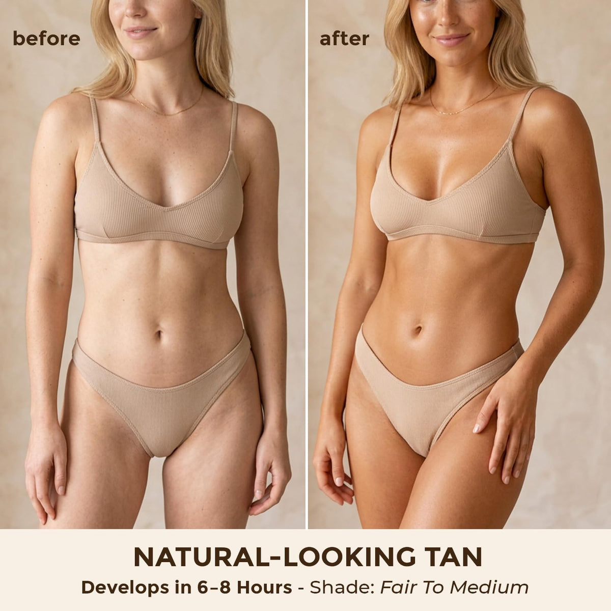 Beauty by Earth Self Tanner Mousse showing texture of the mousse