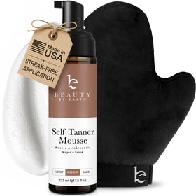 Beauty by Earth Self Tanner Tanning Mousse Kit front view