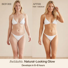 Beauty by Earth Self Tanner Tanning Mousse with glove and brush