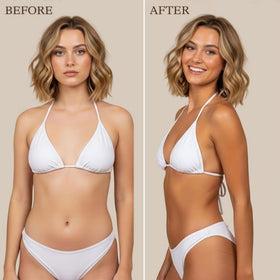 Beauty by Earth Self Tanner texture on skin