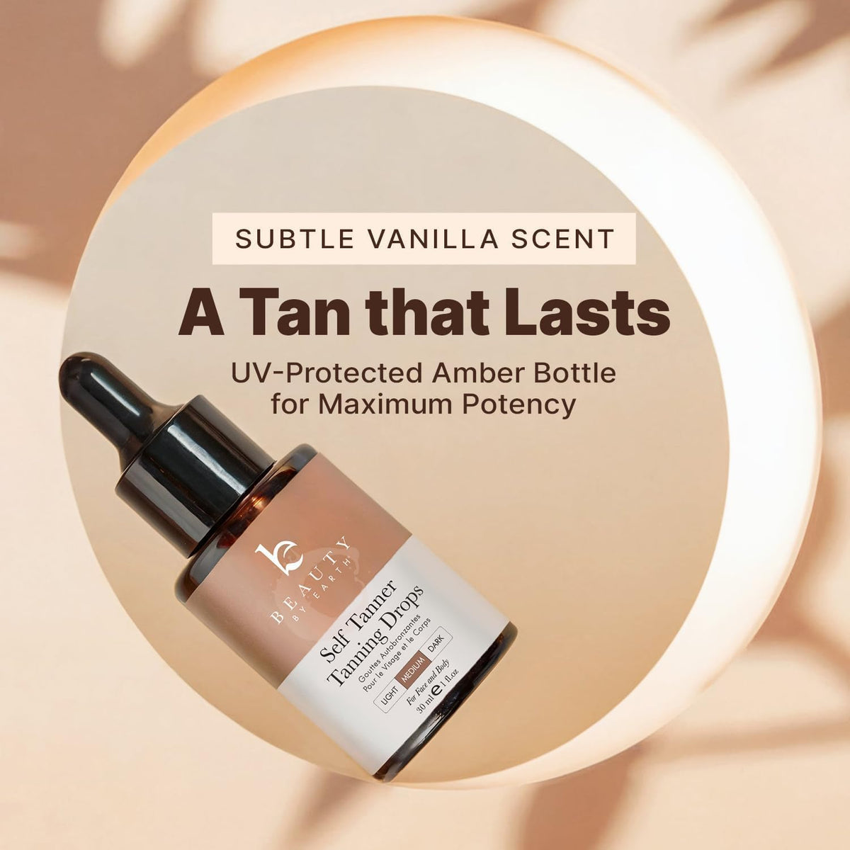 Beauty by Earth Self Tanning Drops application process