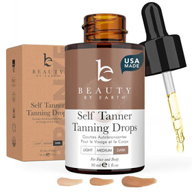 Beauty by Earth Self Tanning Drops for Face front view