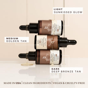 Beauty by Earth Self Tanning Drops packaging details