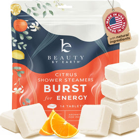 Beauty by Earth Shower Steamers Citrus Aromatherapy package front view