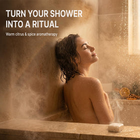 Beauty by Earth Shower Steamers in a relaxing environment