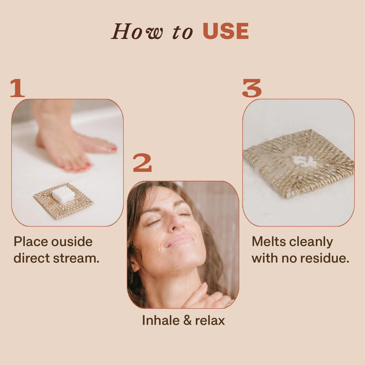 Beauty by Earth Shower Steamers with essential oils