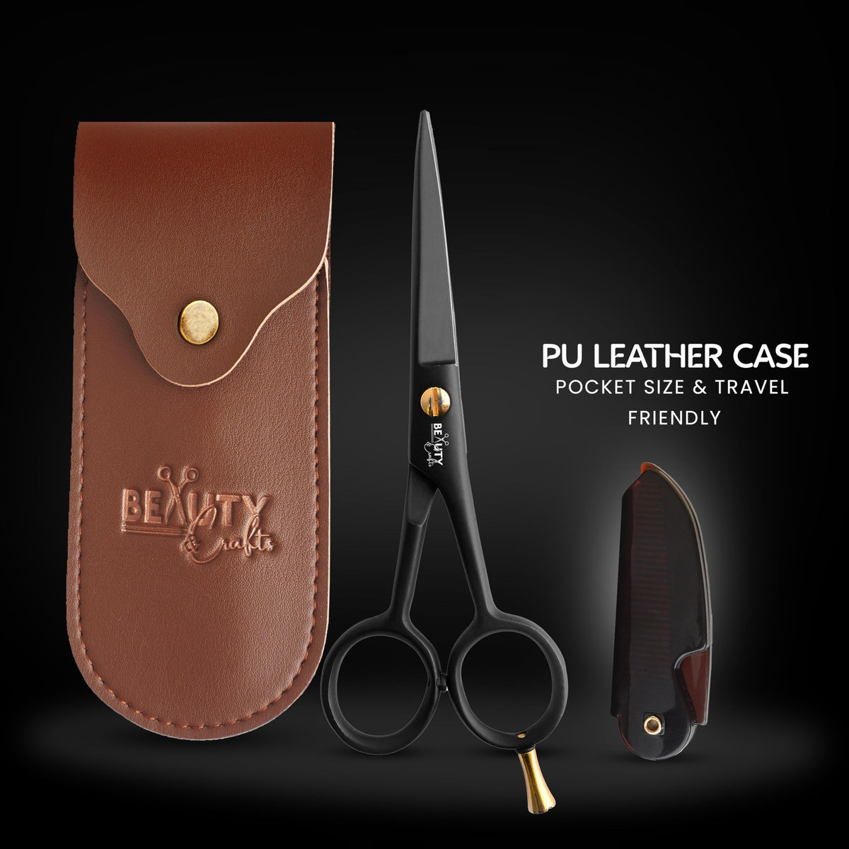 Beauty & Crafts grooming kit with scissors and combs
