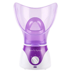 BeauTy Nymph Face Steamer front view with steam outlet