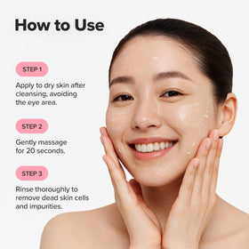 Beauty of Joseon Apricot Blossom Peeling Gel application on skin