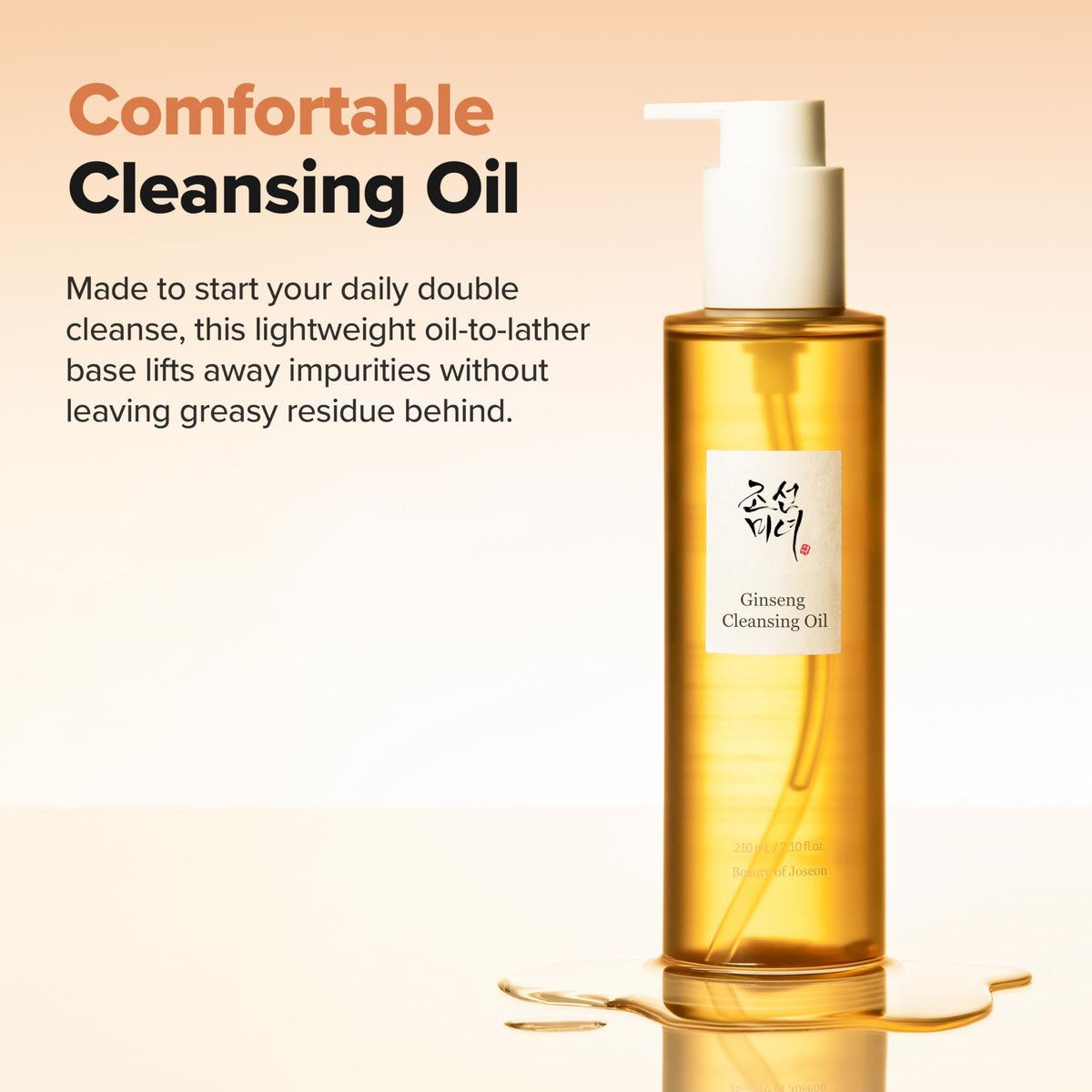 Beauty of Joseon Ginseng Cleansing Oil 210ml lifestyle scene