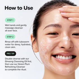 Beauty of Joseon Green Plum Cleanser Gel packaging details