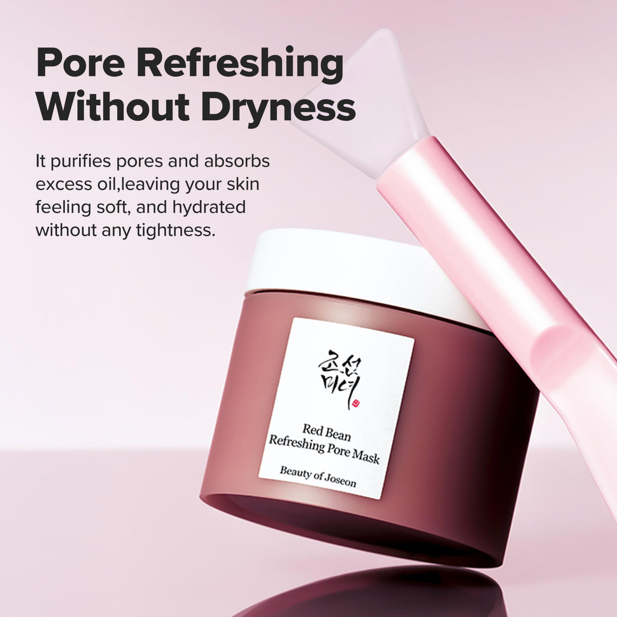 Beauty of Joseon Red Bean Pore Refreshing Mask packaging side view