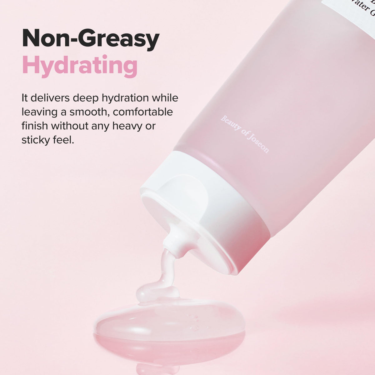 Beauty of Joseon Red Bean Water Gel application on skin