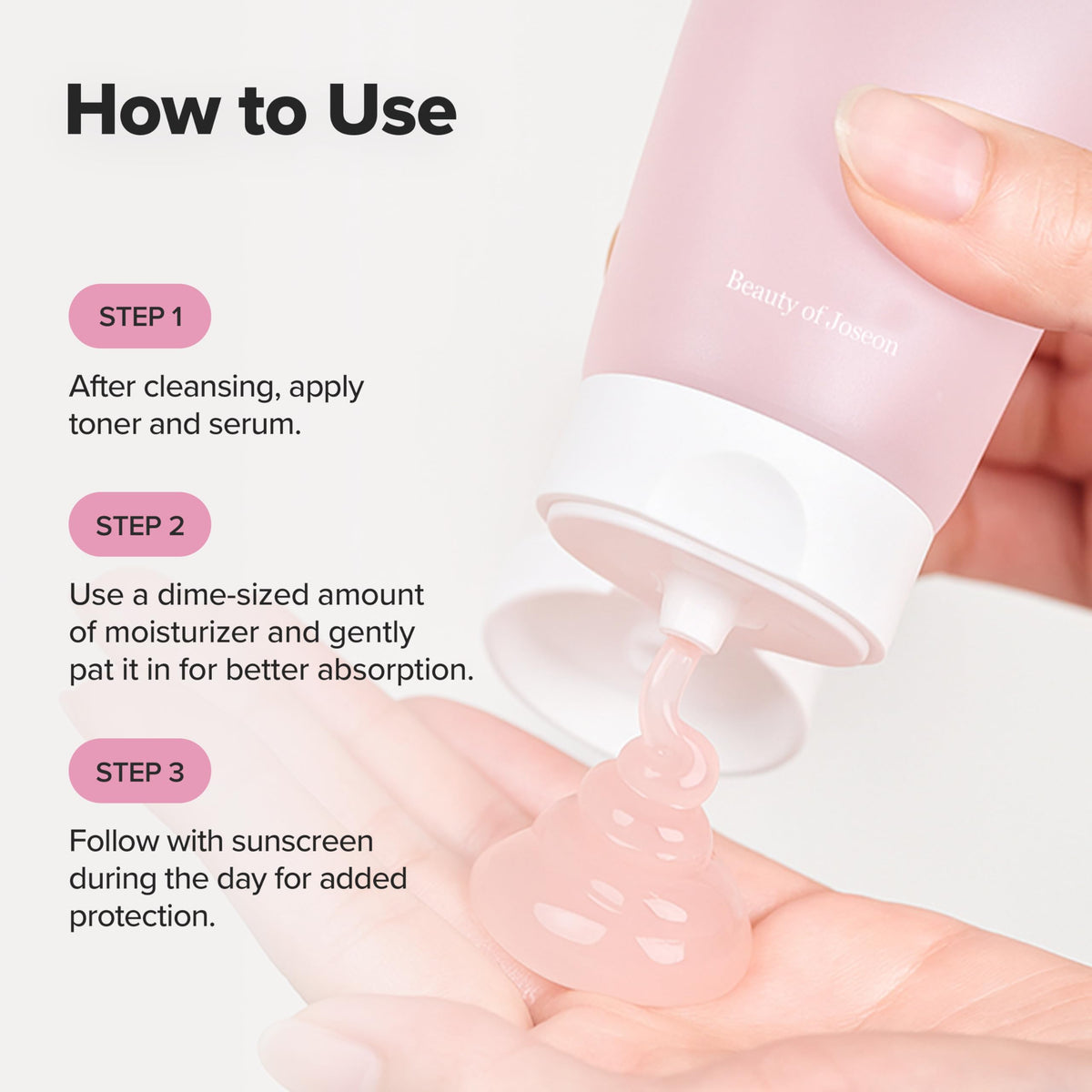 Beauty of Joseon Red Bean Water Gel with other skincare products