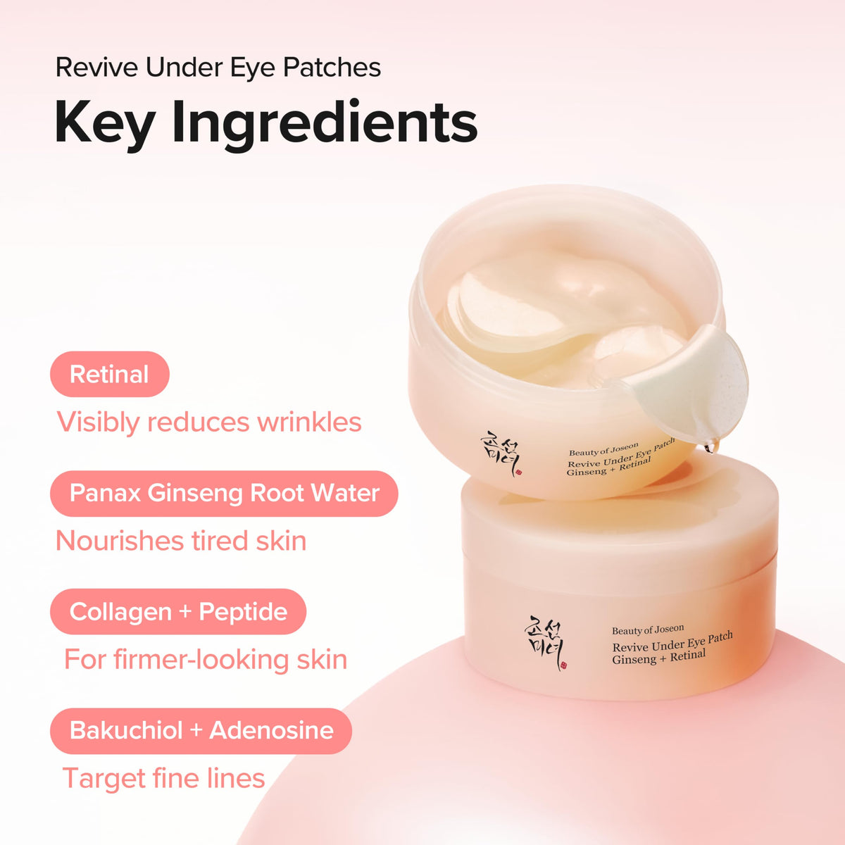 Beauty of Joseon Revive Eye Duo components laid out