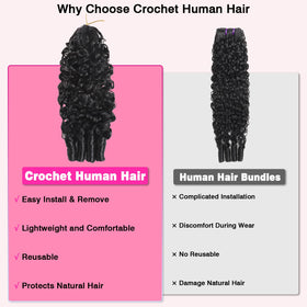 Beauty Queen crochet hair in a beautiful gift box