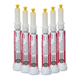 BEAUTY SECRETS Nail Glue 6 Pack front view with precision tips