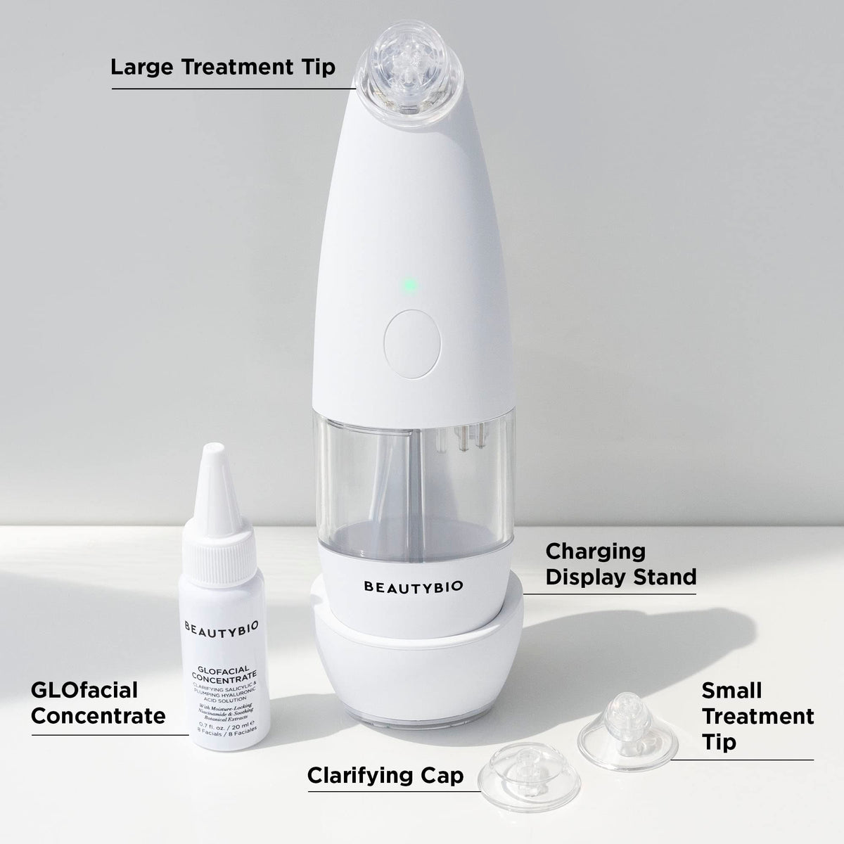 beautybio GLOfacial Concentrate 20ml bottle