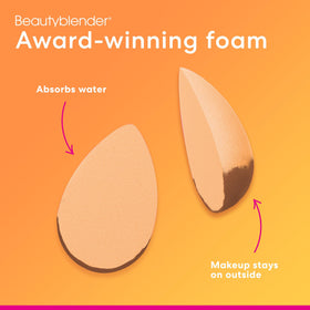 beautyblender Beam Makeup Sponge with makeup products